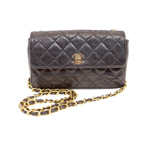 chanel black cross body|Chanel black quilted crossbody bag.